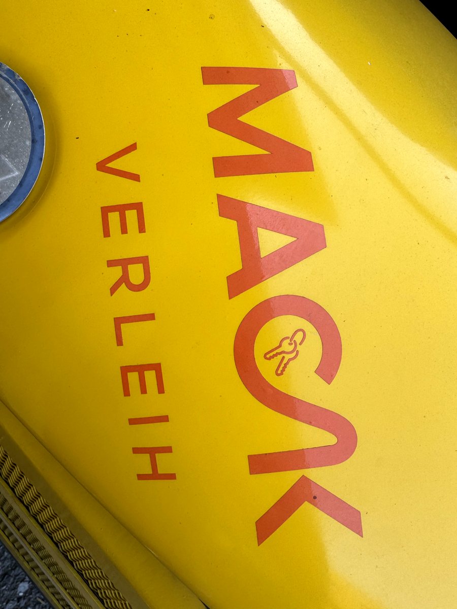 MACK-Verleih-Kennzeichnung auf einem unserer Geräte